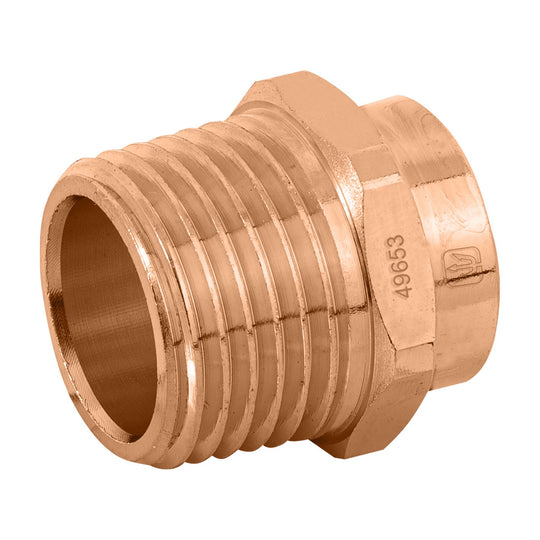 CC-611 Conector de cobre, rosca exterior 1/2", FOSET