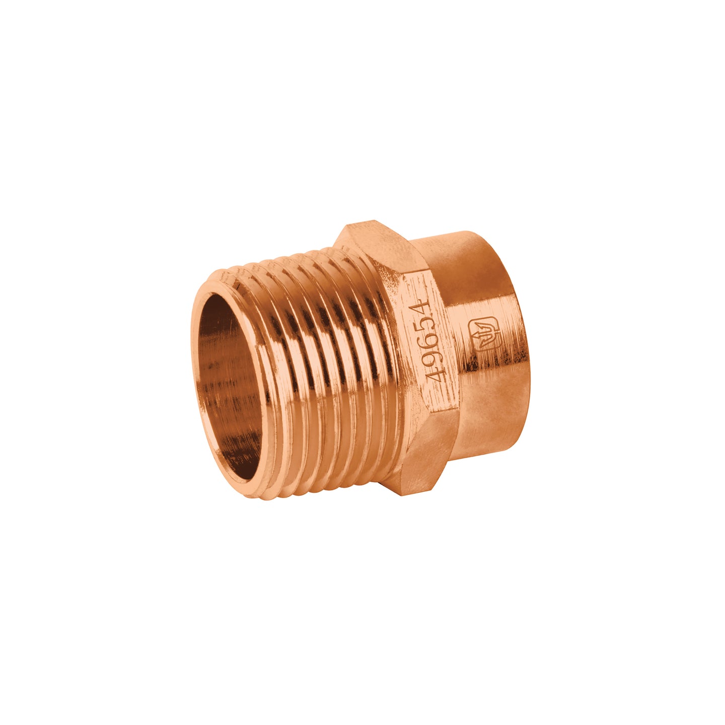CC-612 Conector de cobre, rosca exterior 3/4", FOSET