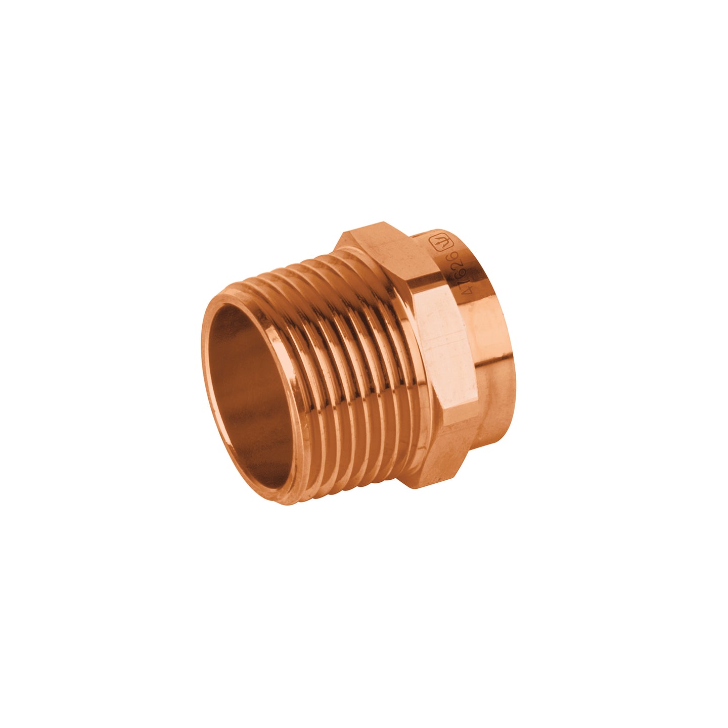 CC-612B Conector de cobre de rosca exterior 3/4", FOSET BASIC