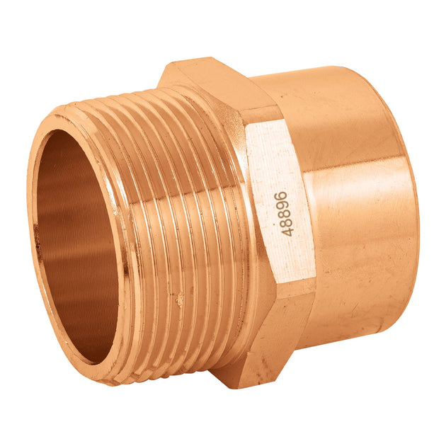 CC-615 Conector de cobre, rosca exterior 1-1/2", FOSET