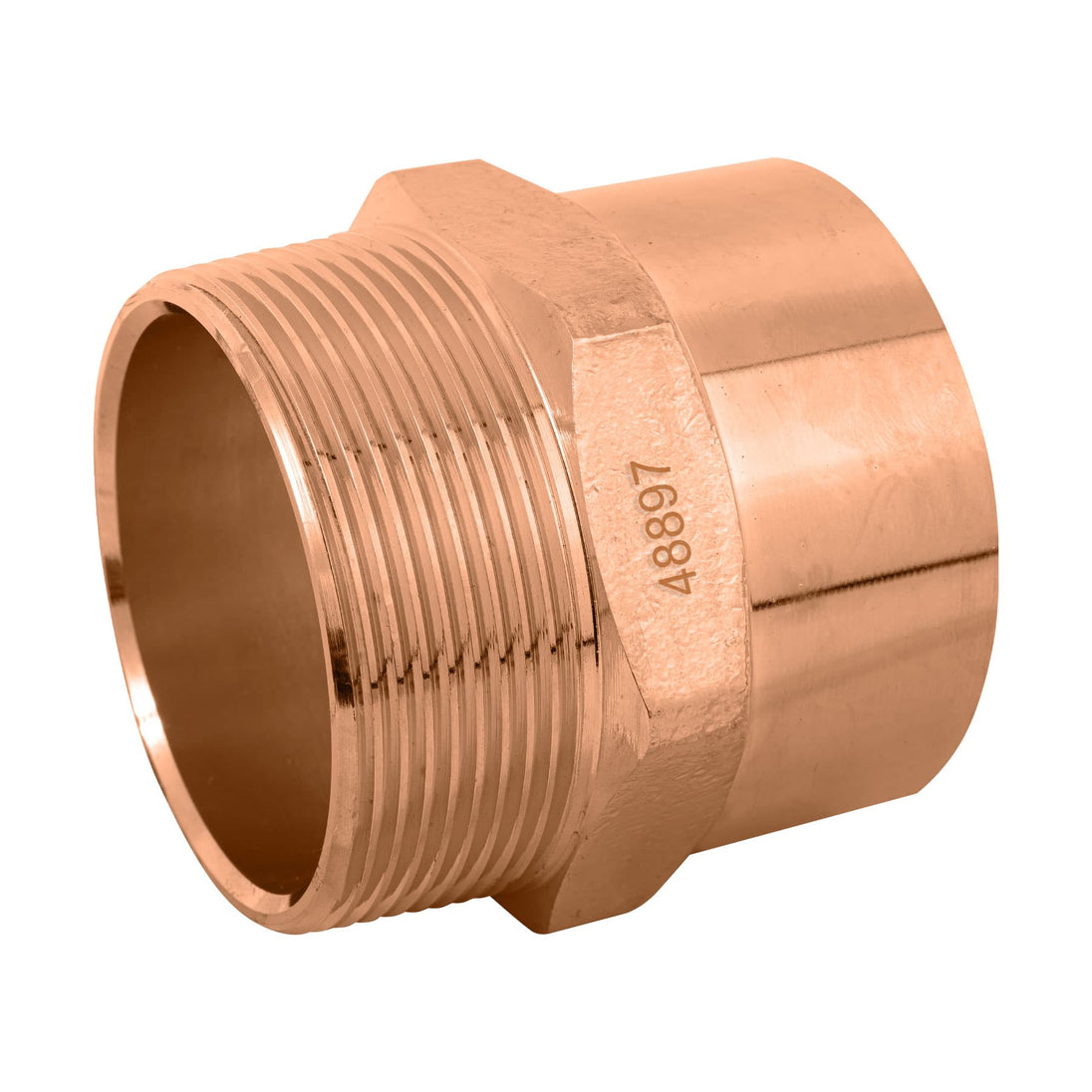 CC-616 Conector de cobre, rosca exterior 2", FOSET