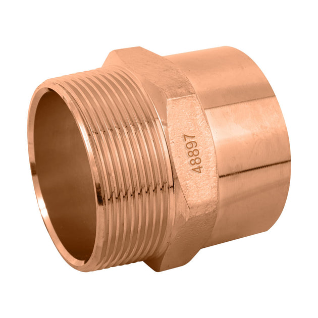 CC-616 Conector de cobre, rosca exterior 2", FOSET