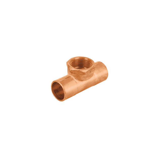 CC-702 Tee de cobre rosca interior central 3/4", FOSET