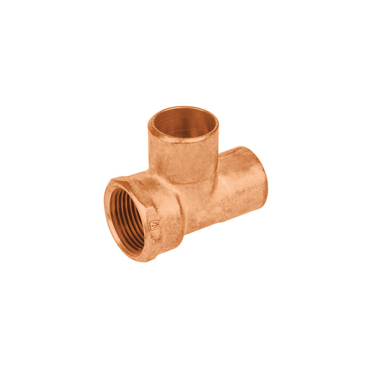CC-712 Tee de cobre rosca interior lateral 3/4", FOSET