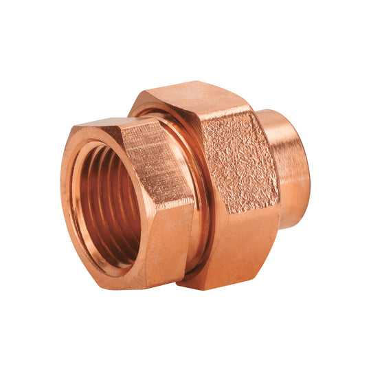 CC-981 Tuerca unión latón cobrizado 1/2" rosca interior, FOSET