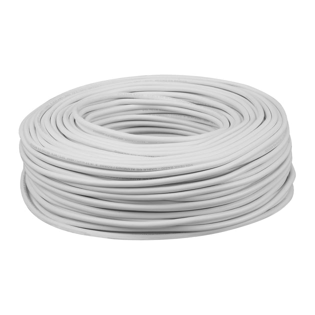 CCA-8B Rollo de 100 metros de cable THW CCA 8 AWG blanco, BASIC