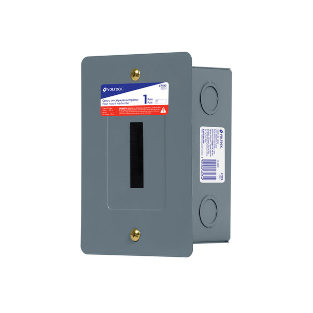 CCE-1 Centro de carga empotrable, 1 polo, VOLTECK