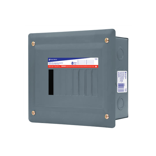 CCE-8 Centro de carga empotrable, 8 polos, VOLTECK