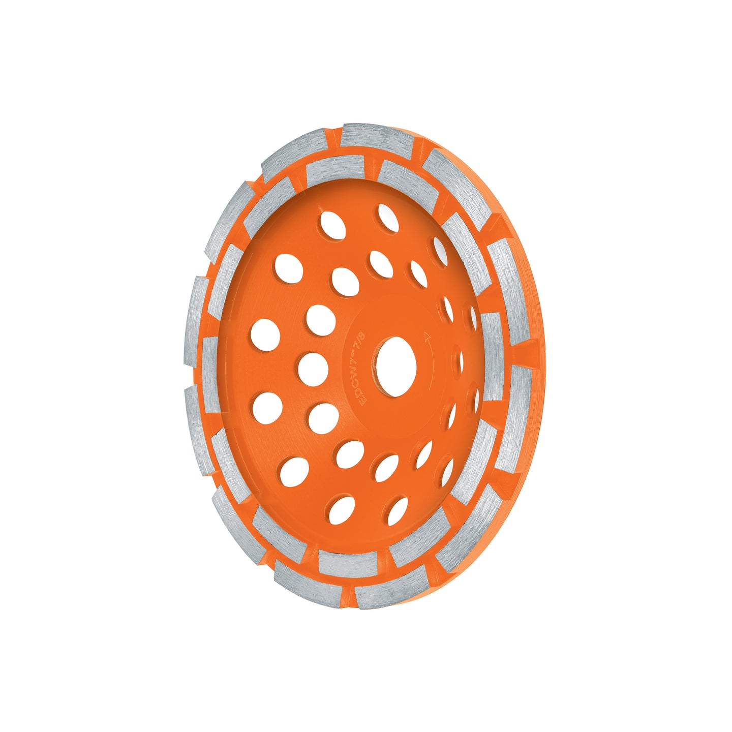 CDT-2174 Copa de diamante doble hilera 7" x 7/8", TRUPER