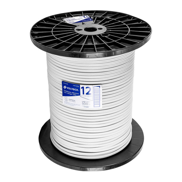 CDU-12E-500 Metro de cordón dúplex 12 AWG, carrete 500 m, VOLTECK