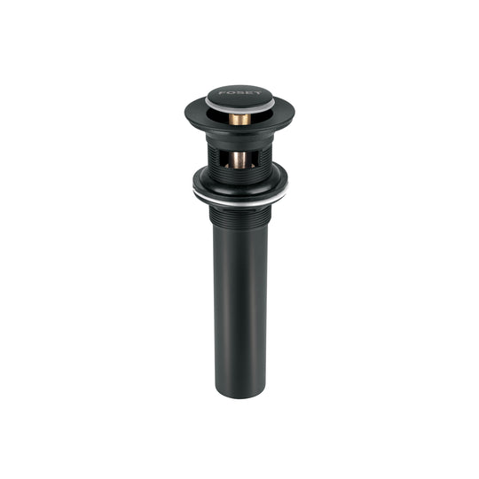 CE-206M Contra para lavabo, con rebosadero, sistema push, negro