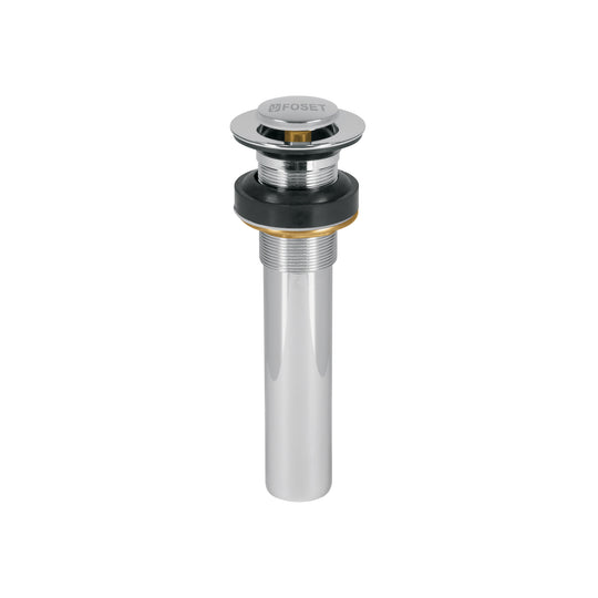 CE-206S Contra para lavabo, sin rebosadero, sistema push, cromo