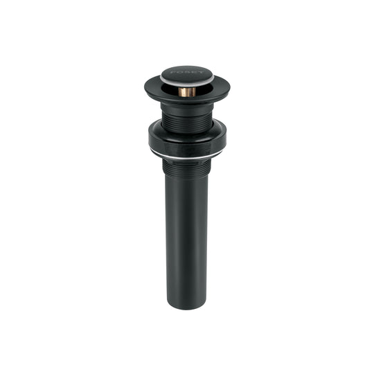 CE-206SM Contra para lavabo, sin rebosadero, sistema push, negro