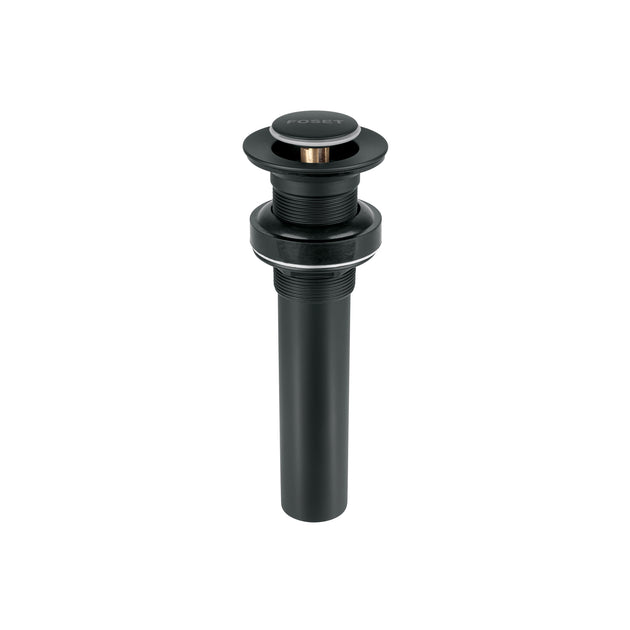 CE-206SM Contra para lavabo, sin rebosadero, sistema push, negro