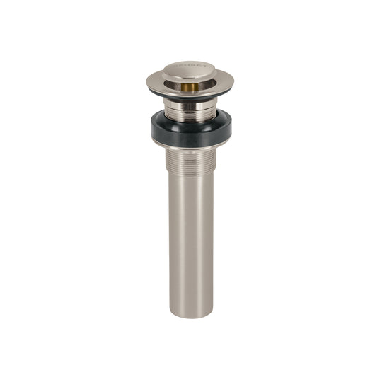 CE-206SN Contra para lavabo, sin rebosadero, sistema push, satín