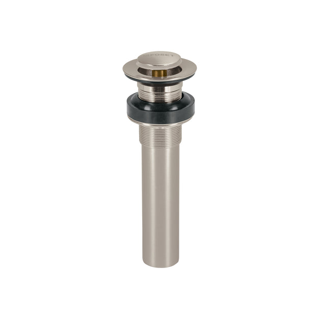CE-206SN Contra para lavabo, sin rebosadero, sistema push, satín