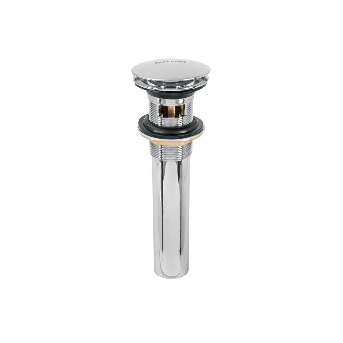 CE-226 Contra para lavabo, con rebosadero, tipo hongo, cromo
