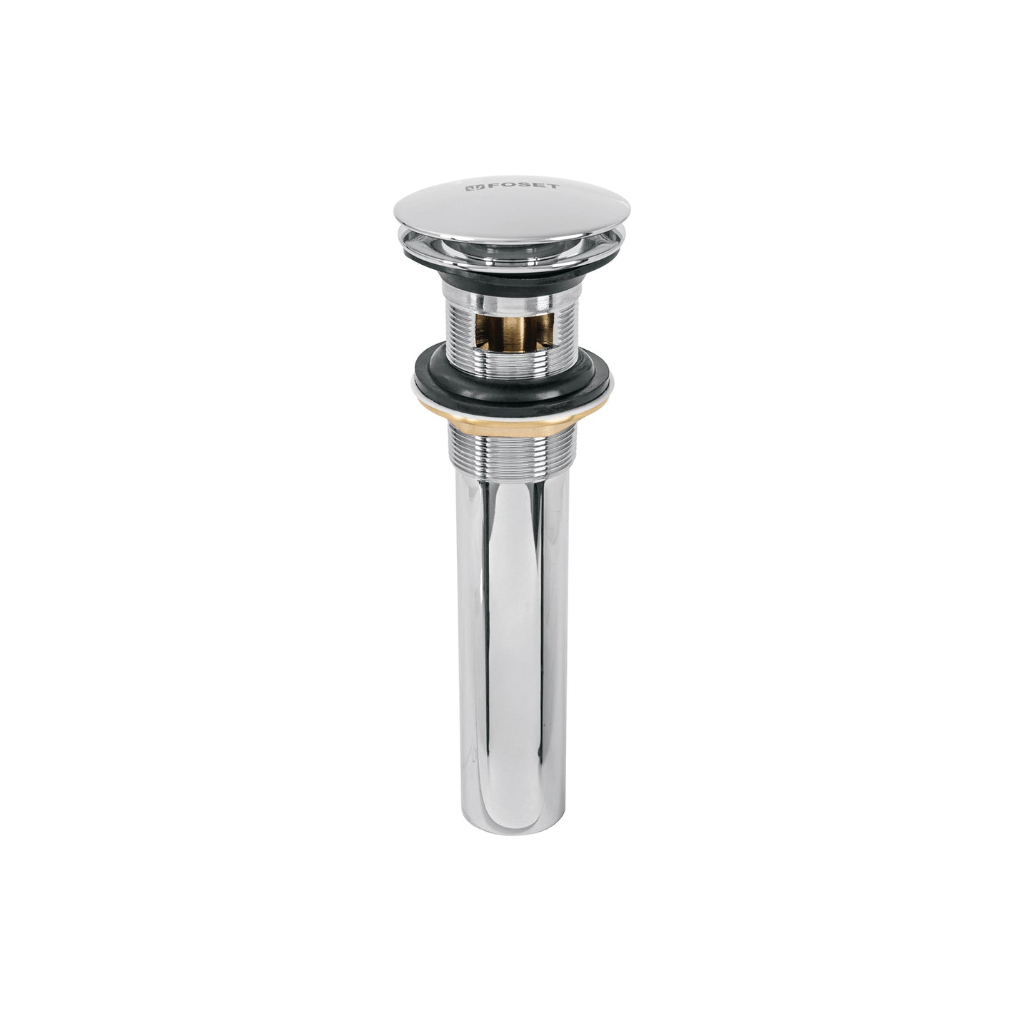 CE-226 Contra para lavabo, con rebosadero, tipo hongo, cromo
