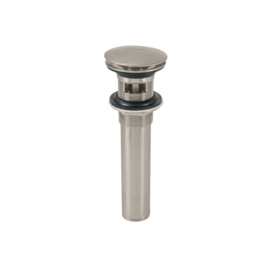 CE-226N Contra para lavabo, con rebosadero, tipo hongo, satín