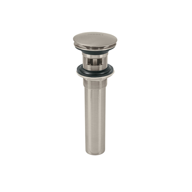 CE-226N Contra para lavabo, con rebosadero, tipo hongo, satín