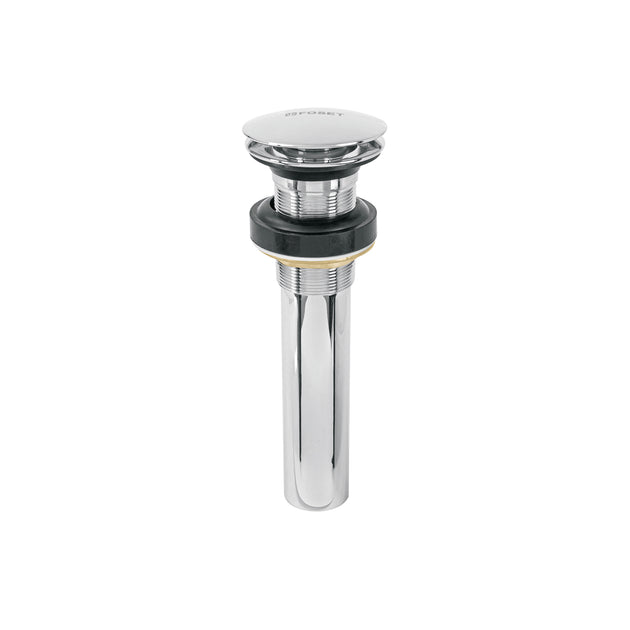 CE-226S Contra para lavabo, sin rebosadero, tipo hongo, cromo