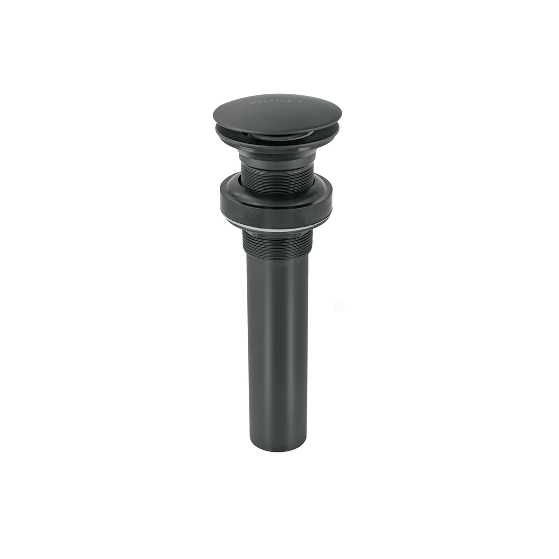 CE-226SM Contra para lavabo, sin rebosadero, tipo hongo, negro