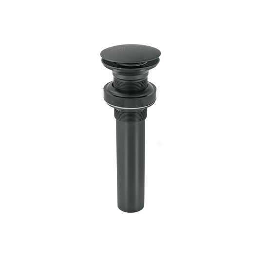CE-226SM Contra para lavabo, sin rebosadero, tipo hongo, negro