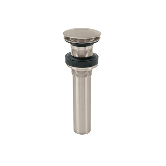 CE-226SN Contra para lavabo, sin rebosadero, tipo hongo, satín