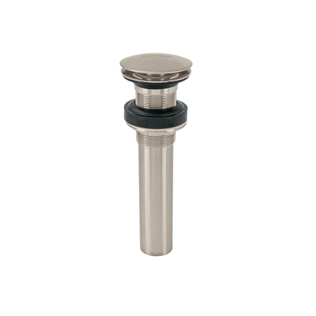 CE-226SN Contra para lavabo, sin rebosadero, tipo hongo, satín