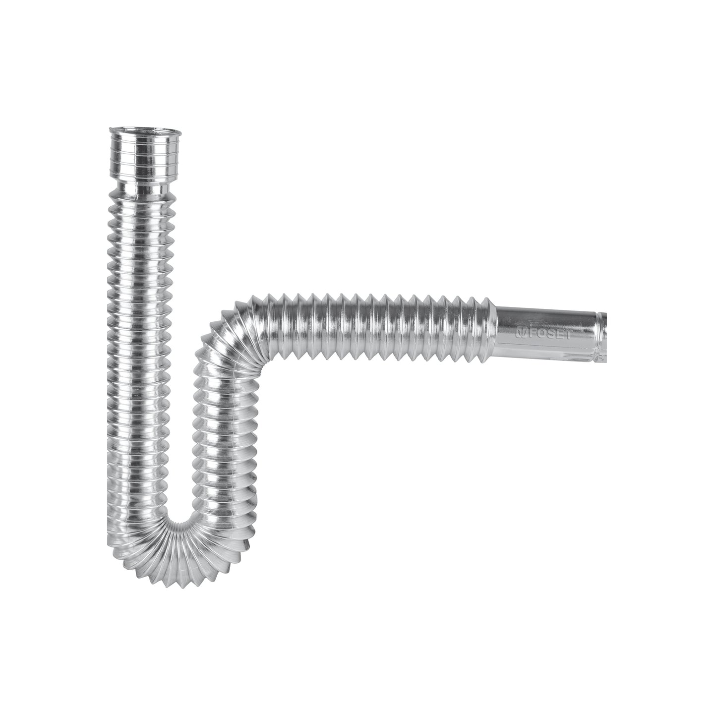 CE-236 Céspol flexible de polietileno cromado, lavabo o fregadero