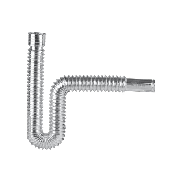 CE-236 Céspol flexible de polietileno cromado, lavabo o fregadero