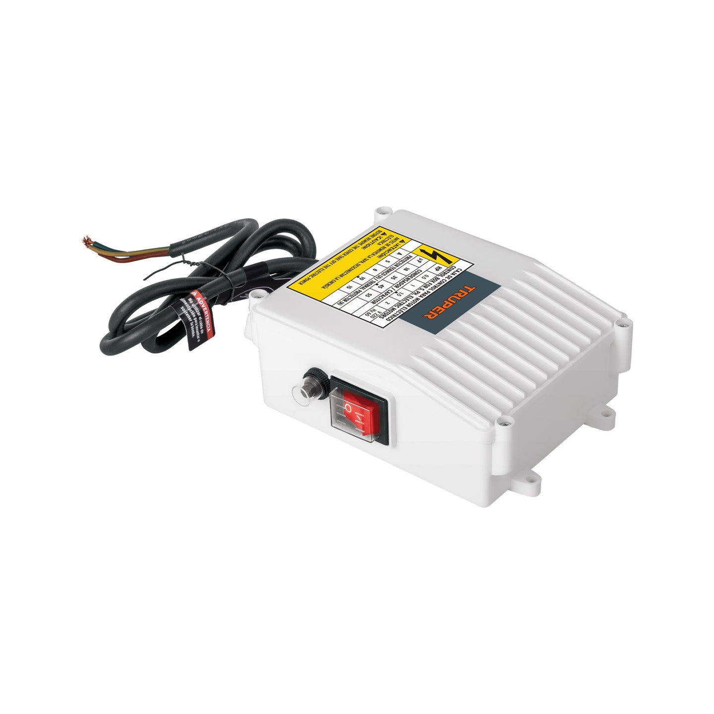 CE-BOS-1-1/2LM-2 Caja de control para bomba tipo bala 1 1/2 HP, 220V, TRUPER