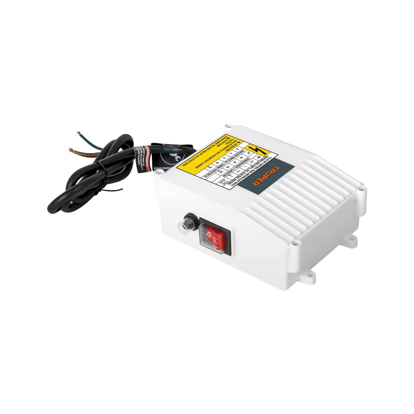 CE-BOS-2LM-2 Caja de control para bomba tipo bala 2 HP, 220V, TRUPER