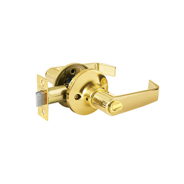 CEMA-11B Cerradura manija "Siena" p/baño, latón brillante, HERMEX