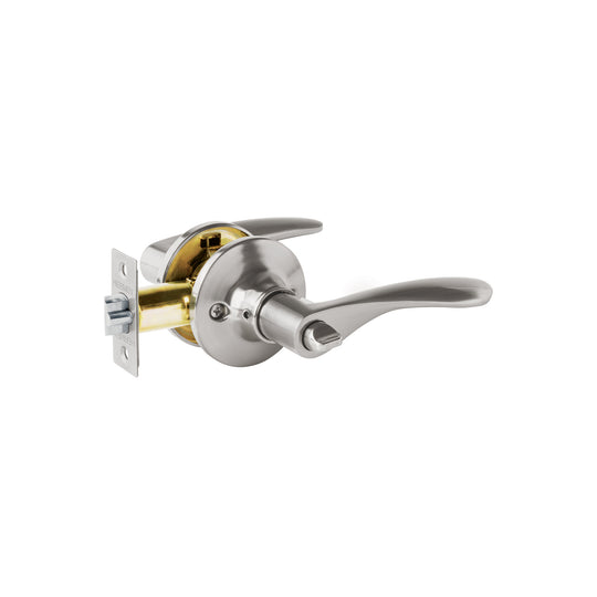 CEMA-3RB Cerradura manija "Milán" recámara cromo mate, cil metal