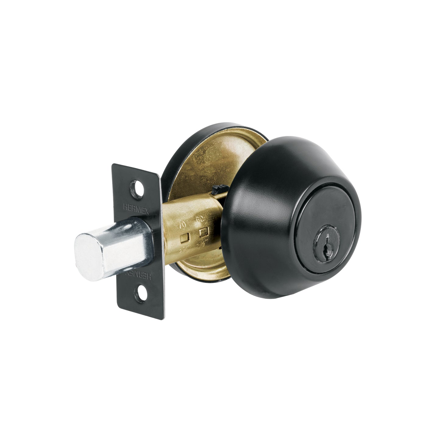 CERO-62P Cerrojo llave-llave negro, llave tradicional, BASIC