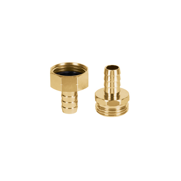 CFM-1/2A Juego de conectores 1/2" macho/hembra de aluminio, Truper