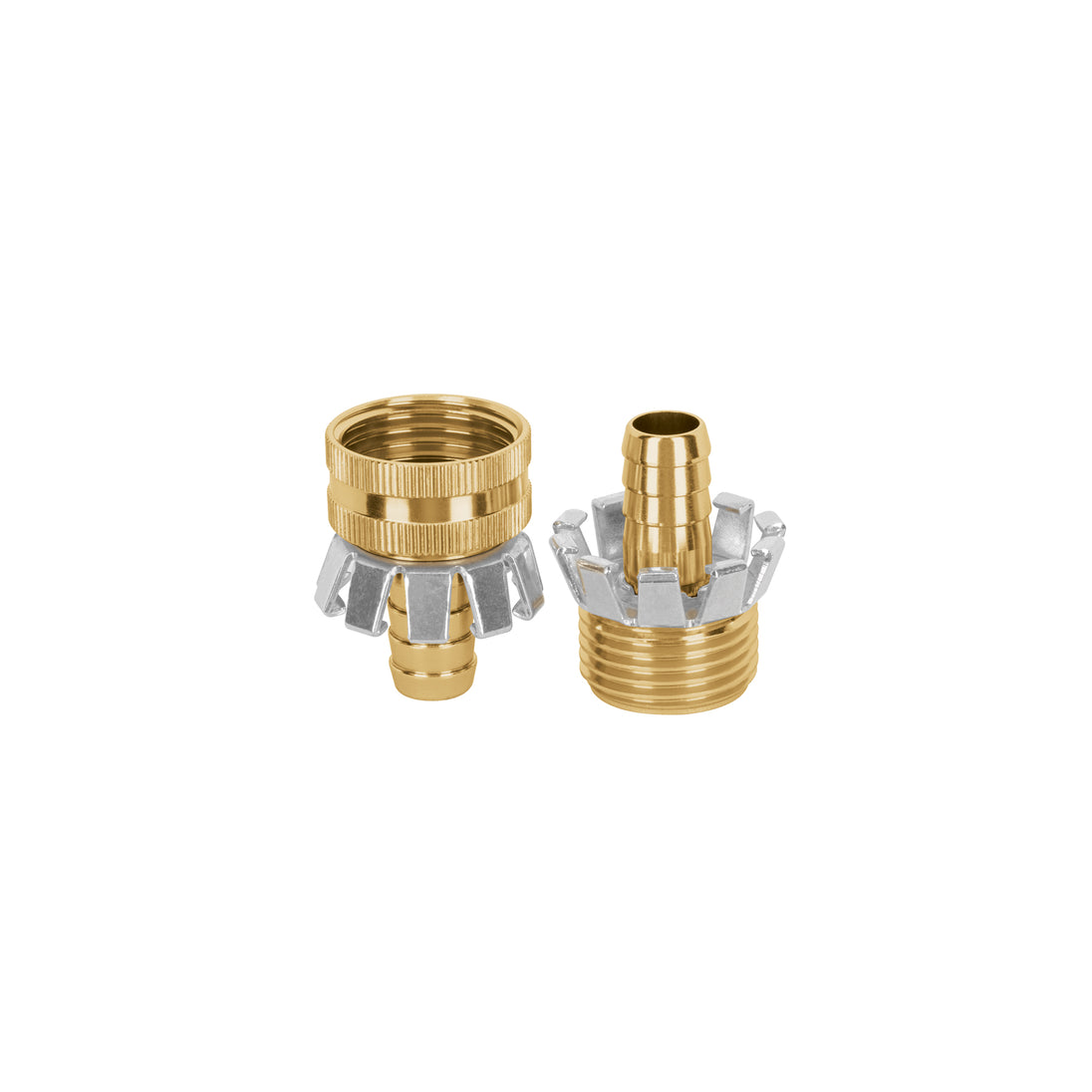 CFM-1/2AG Juego de conectores 1/2" macho/hembra tipo garra de aluminio