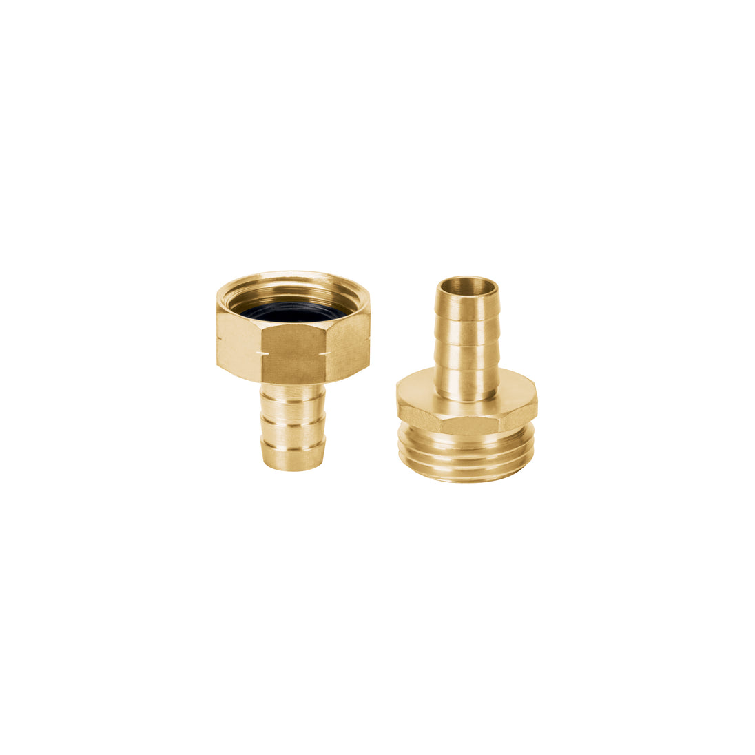 CFM-1/2B Conectores 1/2" macho y hembra de latón sólido para manguera