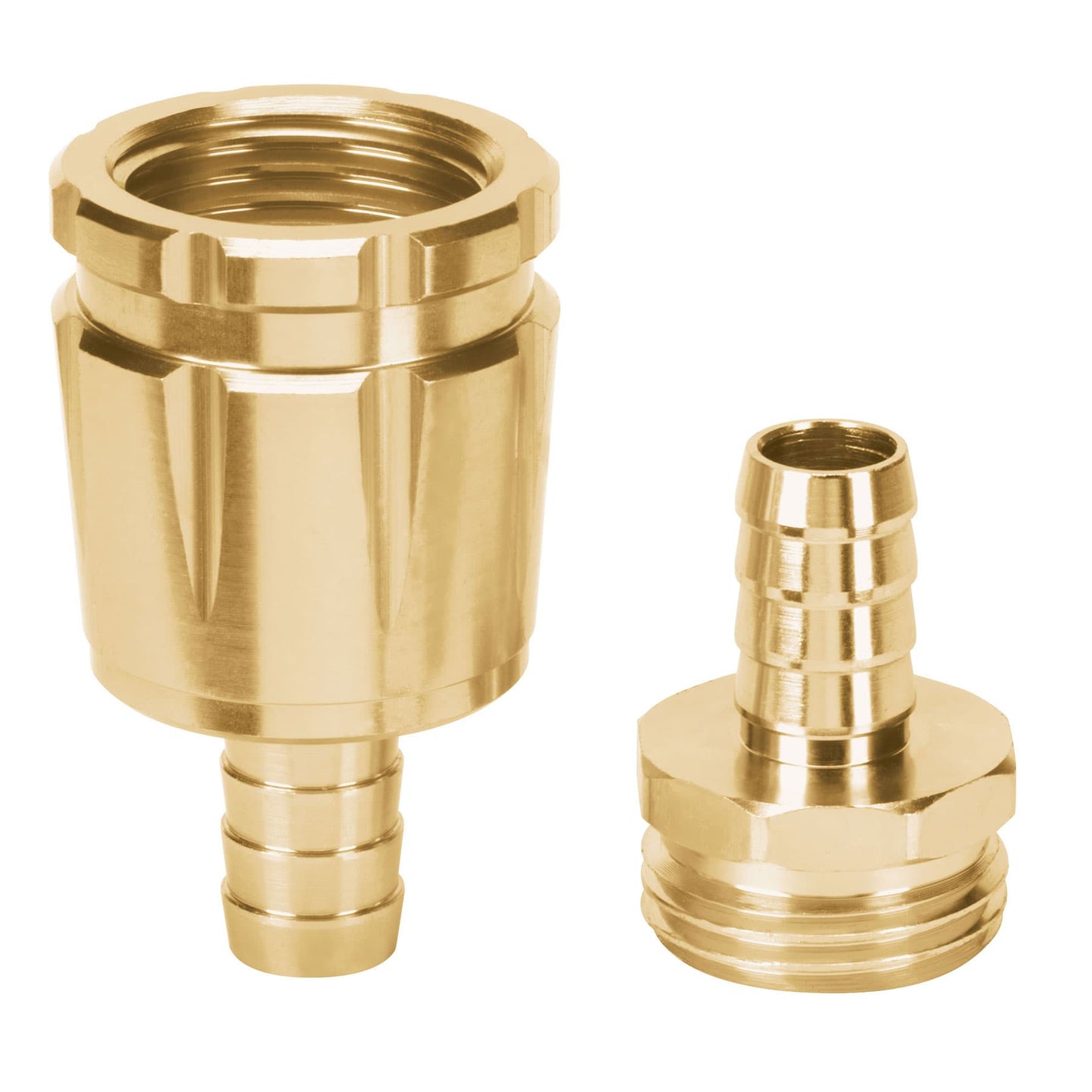 CFM-1/2R Juego de conectores 1/2" macho/hembra robustos de aluminio