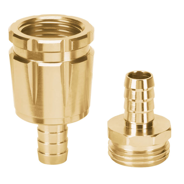 CFM-1/2R Juego de conectores 1/2" macho/hembra robustos de aluminio