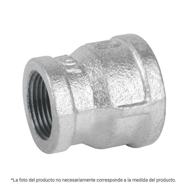 CG-285 Reducción campana acero galvanizado 1/2x3/8", FOSET