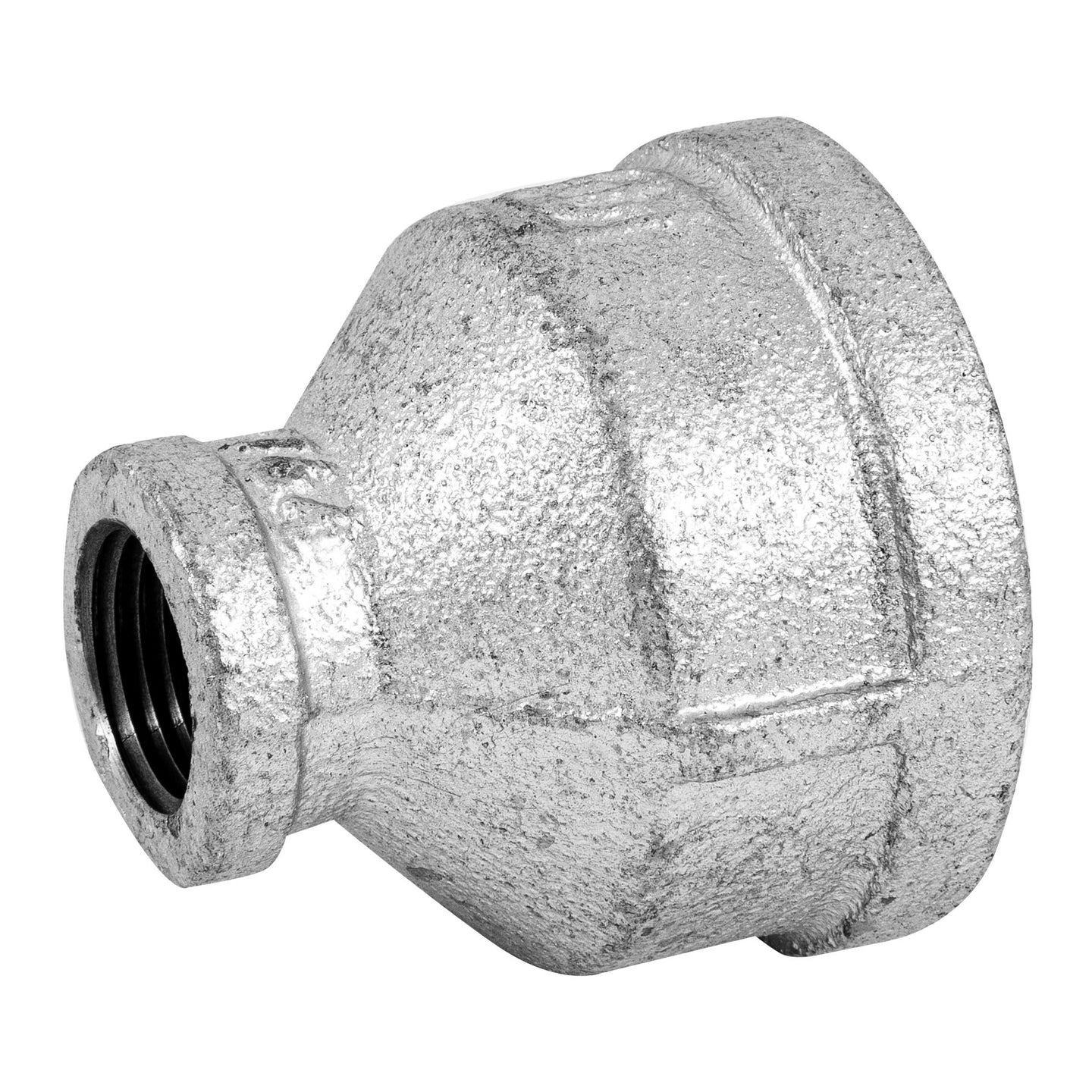 CG-297 Reducción campana acero galvanizado 1-1/2" x 1/2", FOSET