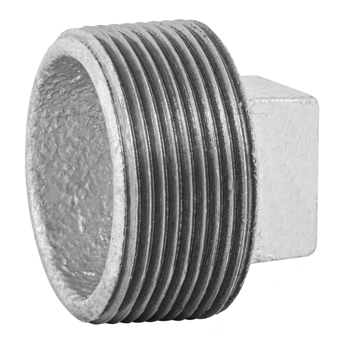 CG-315 Tapón macho 1-1/2" de acero galvanizado, FOSET