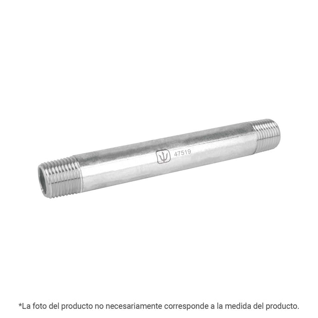 CG-452 Niple de acero galvanizado 1/2" x 5", FOSET