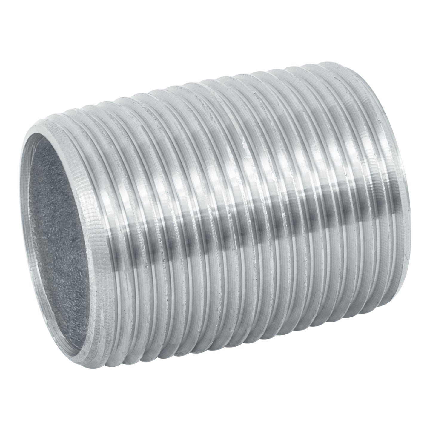 CG-473 Niple de acero galvanizado 1" cuerda corrida, FOSET