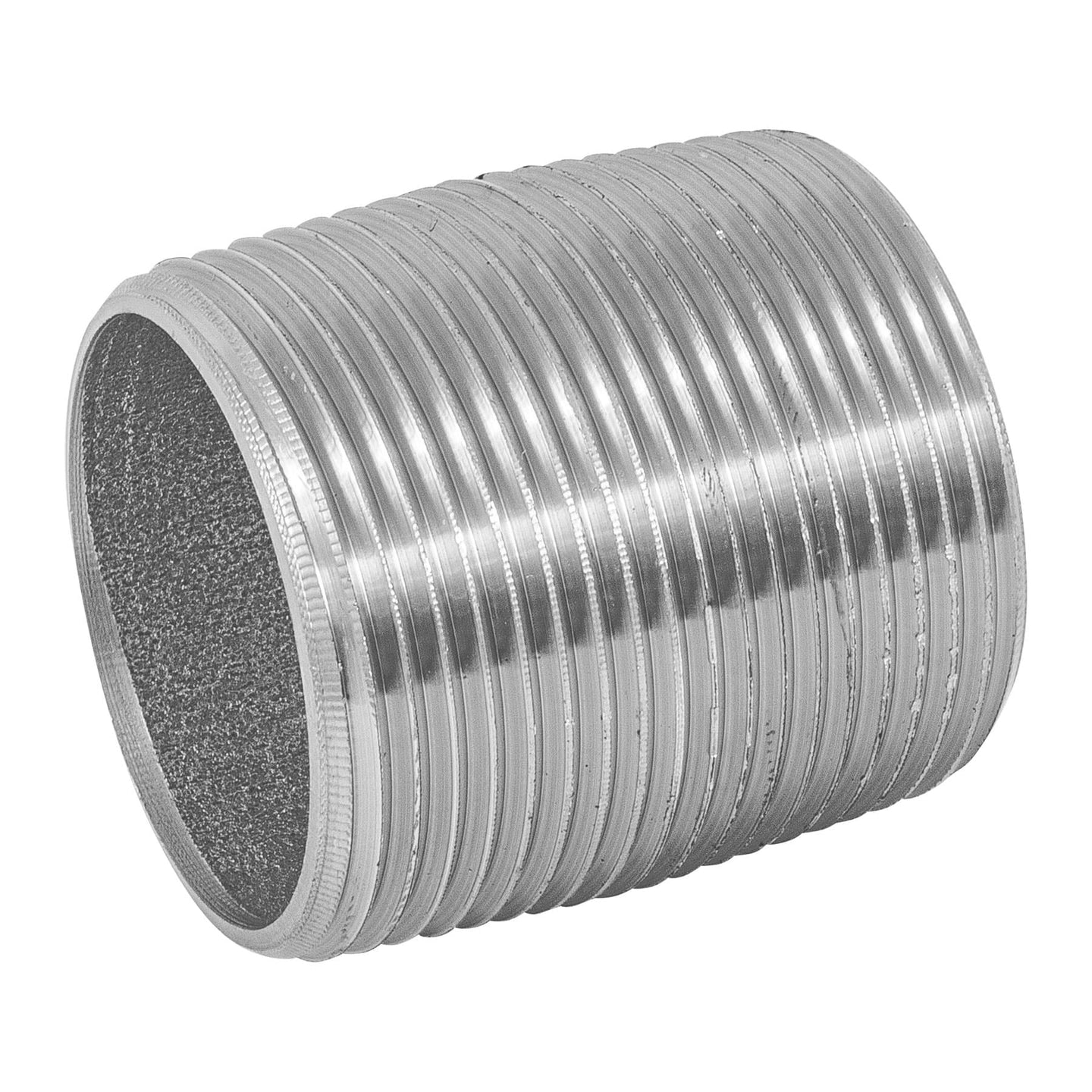 CG-474 Niple de acero galvanizado 1-1/4" cuerda corrida, FOSET