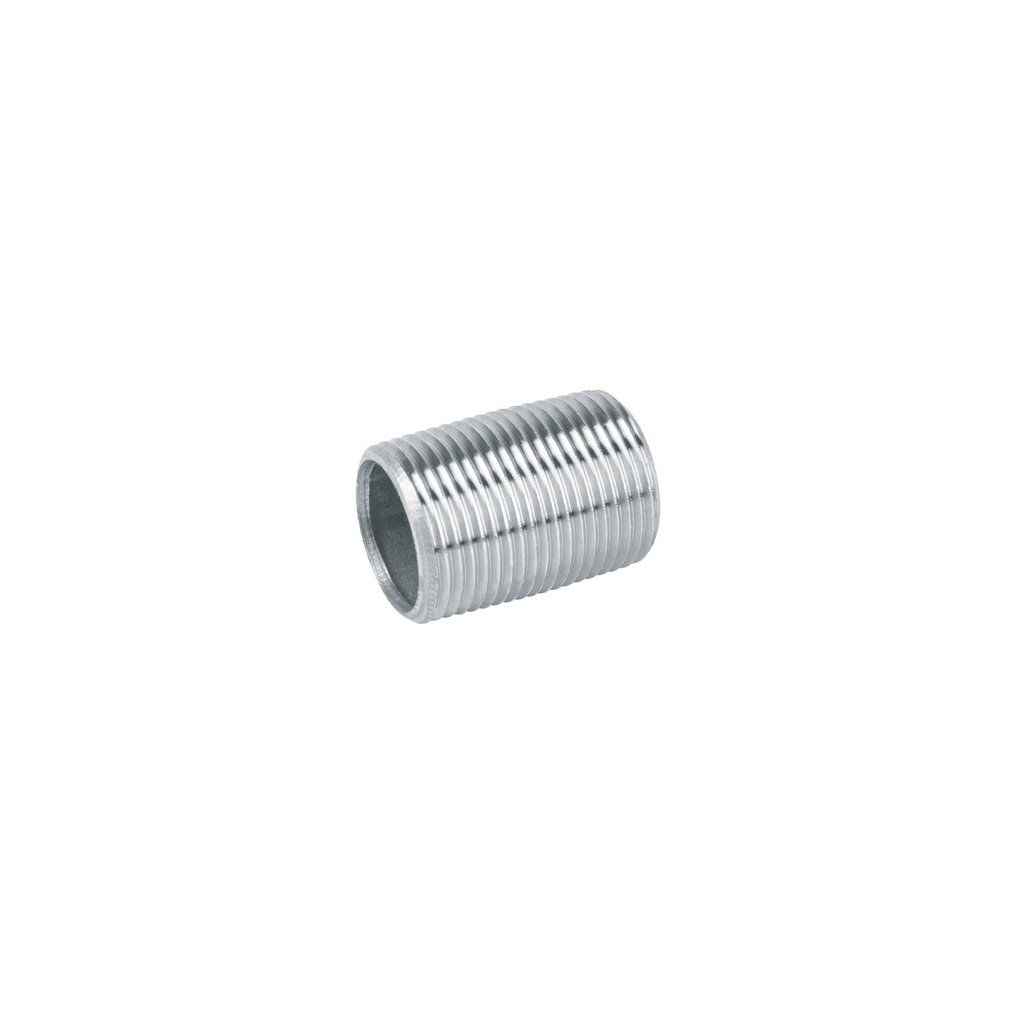 CG-477 Niple de acero galvanizado 1/4" cuerda corrida, FOSET