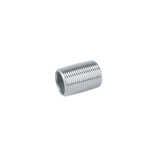 CG-477 Niple de acero galvanizado 1/4" cuerda corrida, FOSET