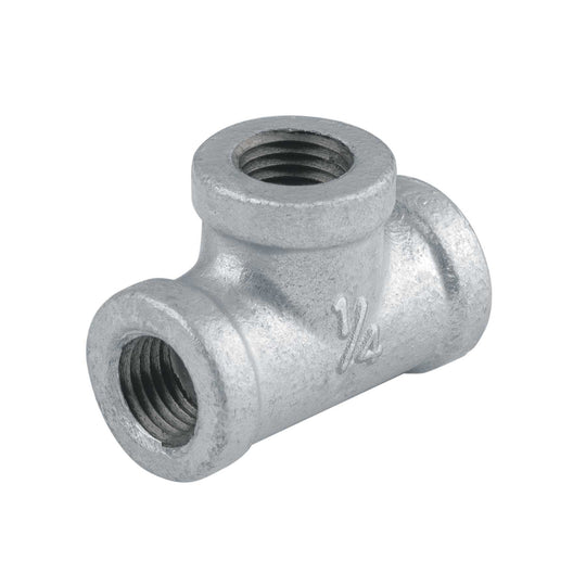 CG-807 Tee sencilla acero galvanizado 1/4", FOSET
